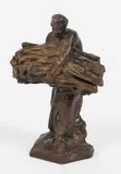 La porteuse de fagots by Jules Dalou, Epreuve en bronze à patine brune, sold Jun 2024