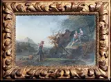 Daphnis et Chloé by Henri-Joseph Van Blarenberghe, Gouache, sold Oct 2022