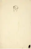 Étude pour un portrait d'homme en pied by Émile Friant, Crayon sur papier, sold Apr 2022