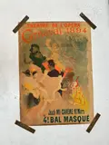 Carnaval 1894 by Jules Chéret, Affiche pour le théâtre de l'Opera, sold Jul 2024
