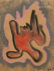 Sans titre by Ernst Engel-Pak, 1930, Pastel sur papier, sold Jul 2024