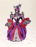 Olivia" Tirée de la Nuits des Rois (Shakespear) by Alfred Pellan, Lithographie, sold Aug 2024