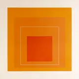 White Line Square #6 (WLS - VI") by Josef Albers, Lithographie, sold Jun 2024