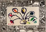 Tribord" by Pierre Alechinsky, 1968, Lithographie, sold Jun 2024