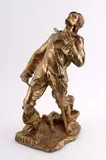 Dollard by Alfred Laliberté, Bronze à patine dorée, sold Apr 2024
