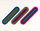 Triptyques II by Claude Tousignant, Lithographie, sold Apr 2024