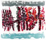 Le couchant" (1979) Planche 5 de la série "Le sablier by Jean Paul Riopelle, Lithographie en couleurs, sold Apr 2024