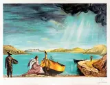 L'Ange de Port Lligat by Salvador Dalí, 1952, Lithographie, sold Feb 2024