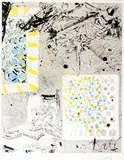 Don Quixote Reading in his Room" by Salvador Dalí, 1975, Lithographie, sold Feb 2024
