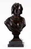 Sapho by James Pradier, Bronze à patine foncée, sold Feb 2024