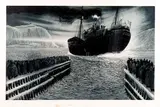 SS Imogene leaving for the icefield by David Blackwood, Eau-forte et aquatinte, sold Dec 2023