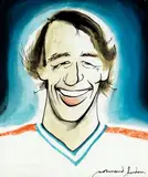 Jim Roberts by Normand Hudon, Encre et aquarelle, sold Dec 2023