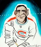 John Ferguson by Normand Hudon, Encre et aquarelle, sold Dec 2023