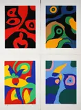 Les quatre éléments : Water ; Earth ; Fire et Air. Suite de quatre lithographies by Jean-Marie Haessle, 1971, Lithographie, sold May 2024