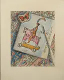 Le livre de jouets by Lise le Coeur, Encre et aquarelle sur papier, sold May 2024