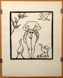 Baubo by Roland Topor, Lithographie, sold May 2024