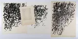 Abstractions by Daniel Vassart, Encre et rehauts de gouache, sold May 2024
