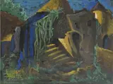 L'âme des ruines by Tito Livio de Madrazo, 1965, Gouache sur papier, sold Feb 2024