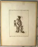 Que vous êtes laide ce soir la Mère Ubu - Est-ce parce que nous avons du monde". Une des 9 illustrations pour JARRY (Alfred). Décervelage. S.l., Alexandre Iolas by Max Ernst, 1971, Lithographie en brun sur Japon nacré, sold Feb 2024