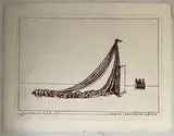 Un magistrat et trois esclaves libres". Une des 9 illustrations pour JARRY (Alfred). Décervelage. S.l., Alexandre Iolas by Max Ernst, 1971, Lithographie en brun sur Japon nacré, sold Feb 2024