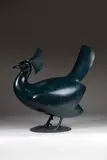 Himalayan Monal by Geoffrey Dashwood, Épreuve en bronze à patine bleue, sold Oct 2023