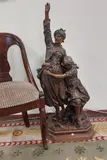 La crié by Marcel Debut, Bronze, sold Dec 2025