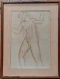 Nu by Elisabeth Chaplin, Sanguine monogrammée E, sold Dec 2025