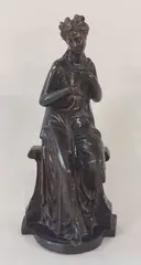 Femme à l'Antique by Eutrope Bouret, Bronze signé, sold Dec 2025