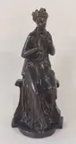 Femme à l'Antique by Eutrope Bouret, Bronze signé, sold Dec 2025
