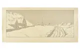 La neige, 1902 (Toudouze pp. 103 et 163. / Gamet p.28 / Levasseur-Le Bohec p. 110) Planche 14 sur 16 de la série La Féérie des heures by Henri Rivière, Lithographie en, sold Dec 2025