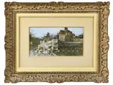 Pont de Moret by Pierre Eugène Montézin, Aquarelle et gouache, sold Dec 2025