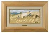 La moisson by Pierre Eugène Montézin, Gouache, sold Dec 2025