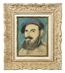 Portrait d’homme by Charles Camoin, vers 1915, Pastel sur papier vélin marouflé sur carton, sold Dec 2025