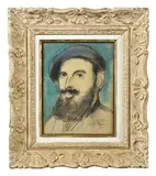 Portrait d’homme by Charles Camoin, vers 1915, Pastel sur papier vélin marouflé sur carton, sold Dec 2025