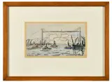 Le port de Rouen by Paul Signac, 1925, Aquarelle, fusain et gouache sur papier, sold Dec 2025