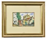 La maison de Mimi Pinson by Élisée Maclet, Aquarelle et encre, sold Dec 2025