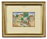Rue à Montmartre by Élisée Maclet, Aquarelle et encre, sold Dec 2025