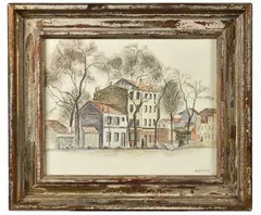 La rue by Léopold Survage, Aquarelle, sold Dec 2025