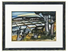Les marais salants by Franz Priking, Aquarelle, sold Dec 2025