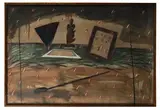 La rame by Jean-Michel Alberola, 1984, Pastel, sold Dec 2025