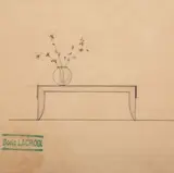 Projet de console by Boris Lacroix, Crayon sur papier calque, sold Jun 2019
