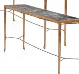 Console intermédiaire by Dries van Noten, Marbre et laiton, sold Jun 2019
