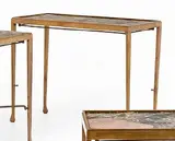 Petite console by Dries van Noten, Marbre et laiton, sold Jun 2019