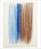 Composition abstraite by Hans Hartung, 1960, Pastel sur papier, sold Dec 2018