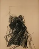 La Délirante. 1967 by Sam Szafran, Lithographie sur vélin, sold Dec 2022