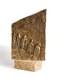 Le mur de des lamentations by Salvador Dalí, Bronze d'édition à patine dorée Porte le cachet de la signature « Salvador Dali » et numér, sold Nov 2022
