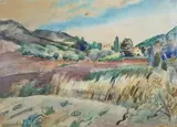 Paysage de campagne by Willy Eisenschitz, Aquarelle signée en bas à gauche, sold Mar 2020