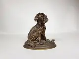 King Charles by Jules Moigniez, Epreuve en bronze à patine brun rouge nuancé, sold Mar 2020