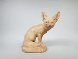 Le fennec by Édouard-Marcel Sandoz, Epreuve en terre cuite signée, sold Mar 2020