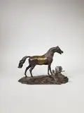 Arabian Godolphin by du Passage, Epreuve en bronze à patine brun nuancé, sold Mar 2020